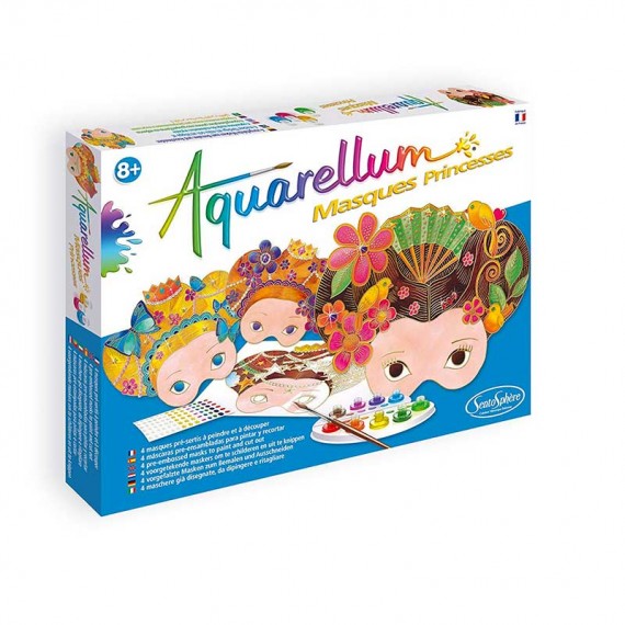 SentoSphere Acquerello Maschere Principesse freshdesign Kids
