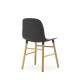 Sedia Form Chair Nera Gambe in Rovere Normann Copenhagen