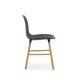 Sedia Form Chair Nera Gambe in Rovere Normann Copenhagen