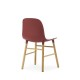 Sedia Form Chair Rossa Gambe in Rovere Normann Copenhagen
