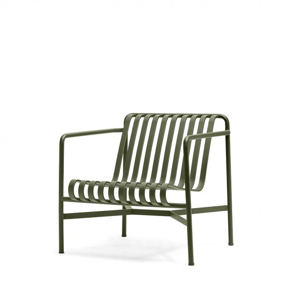 Palissade Lounge Chair Low Olive HAY