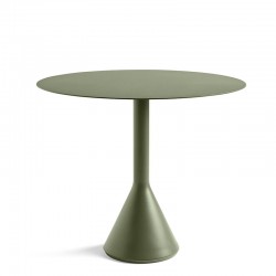 Palissade Cone Table Rotondo Olive