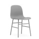 Sedia Form Chair Steel grigio Normann Copenhagen