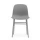 Sedia Form Chair Steel grigio Normann Copenhagen