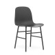 Sedia Form Chair Steel Nera Normann Copenhagen