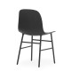 Sedia Form Chair Steel Nera Normann Copenhagen