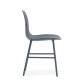 Sedia Form Chair Steel Blu Normann Copenhagen