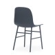 Sedia Form Chair Steel Blu Normann Copenhagen