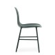 Sedia Form Chair Steel Verde Normann Copenhagen