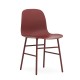 Sedia Form Chair Steel Rossa Normann Copenhagen