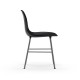 Sedia Form Chair Chrome Nera Normann Copenhagen