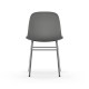 Sedia Form Chair Chrome Grigia Normann Copenhagen