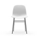 Sedia Form Chair Chrome Bianca Normann Copenhagen