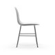 Sedia Form Chair Chrome Bianca Normann Copenhagen