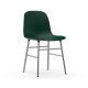 Sedia Form Chair Chrome Verde Normann Copenhagen