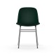 Sedia Form Chair Chrome Verde Normann Copenhagen