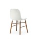 Sedia Form Chair Bianca Gambe in Noce Normann Copenhagen