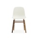 Sedia Form Chair Bianca Gambe in Noce Normann Copenhagen