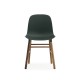 Sedia Form Chair Verde Gambe in Noce Normann Copenhagen