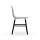 Sedia Form Chair Gambe in Rovere Verniciato Nero Normann Copenhagen