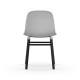 Sedia Form Chair Gambe in Rovere Verniciato Nero Normann Copenhagen