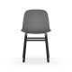 Sedia Form Chair Gambe in Rovere Verniciato Nero Normann Copenhagen