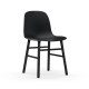 Sedia Form Chair Gambe in Rovere Verniciato Nero Normann Copenhagen