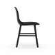 Sedia Form Chair Gambe in Rovere Verniciato Nero Normann Copenhagen