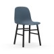 Sedia Form Chair Gambe in Rovere Verniciato Nero Normann Copenhagen
