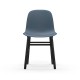 Sedia Form Chair Gambe in Rovere Verniciato Nero Normann Copenhagen