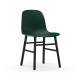 Sedia Form Chair Gambe in Rovere Verniciato Nero Normann Copenhagen