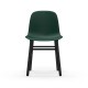 Sedia Form Chair Gambe in Rovere Verniciato Nero Normann Copenhagen
