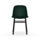 Sedia Form Chair Gambe in Rovere Verniciato Nero Normann Copenhagen
