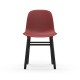 Sedia Form Chair Gambe in Rovere Verniciato Nero Normann Copenhagen