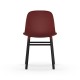 Sedia Form Chair Gambe in Rovere Verniciato Nero Normann Copenhagen