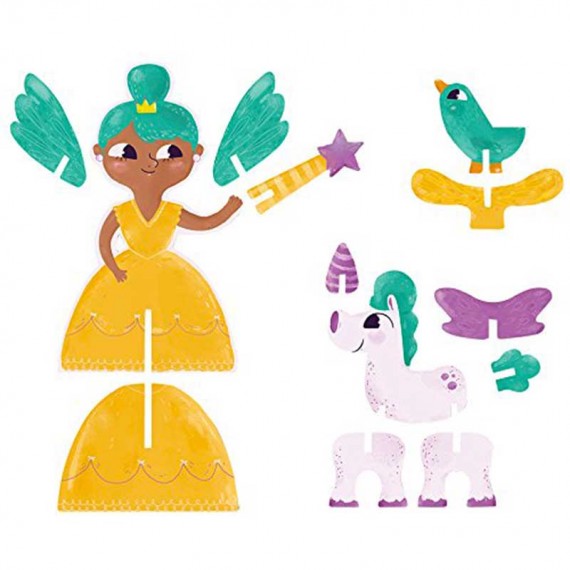 Kroom Puzzle 3D Principessa freshdesign Kids