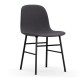 Sedia Rivestita Form Chair Gambe in Metallo Normann Copenhagen