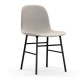 Sedia Rivestita Form Chair Gambe in Metallo Normann Copenhagen