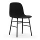 Sedia Rivestita Form Chair Gambe in Metallo Normann Copenhagen