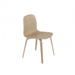 Sedia Visu Chair Rovere e Bianco