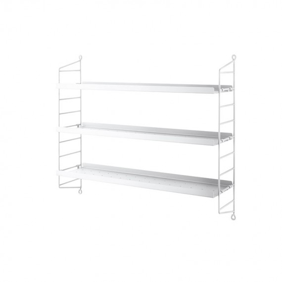String Pocket - Metal Bianco String Furniture