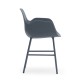 Sedia con Braccioli Form Armchair Blu - Metallo Normann Copenhagen