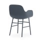 Sedia con Braccioli Form Armchair Blu - Metallo Normann Copenhagen