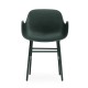 Sedia con Braccioli Form Armchair Verde - Metallo Normann Copenhagen