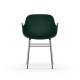 Sedia con Braccioli Form Armchair Metallo Cromato Normann Copenhagen