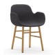 Sedia con Braccioli Form Armchair Rivestita Normann Copenhagen