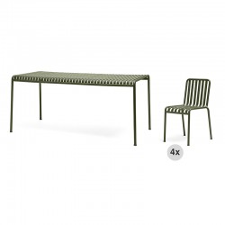 Palissade Table Set 170 cm + 4 PZ Chair