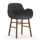 Sedia con Braccioli Form Armchair Rivestita Normann Copenhagen