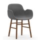 Sedia con Braccioli Form Armchair Rivestita Normann Copenhagen
