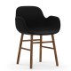 Sedia con Braccioli Form Armchair Rivestita Normann Copenhagen